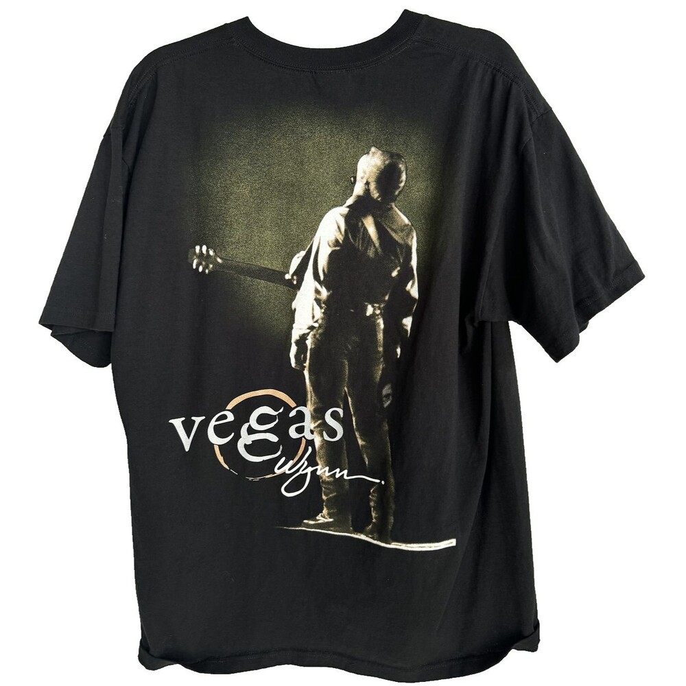 Garth Brooks Shirt Vintage Adult XL Las Vegas Concert Graphic Black